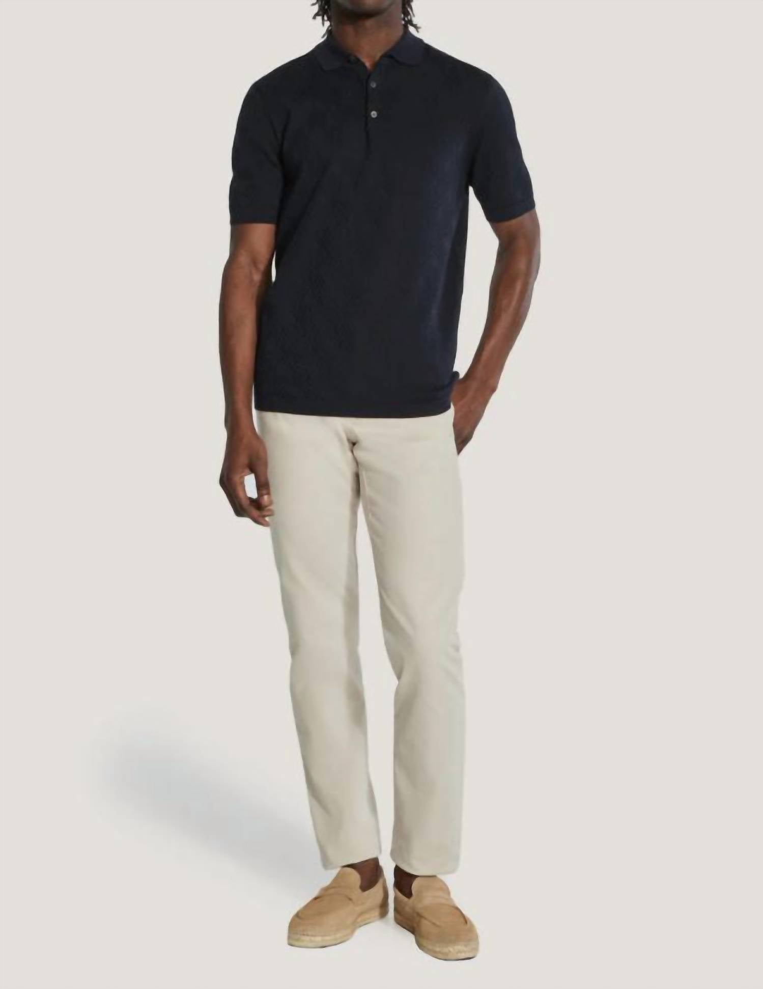 Jack Victor - Textured Knit Polo
