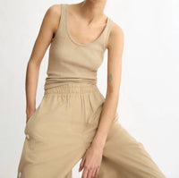 Arlo Mott Nevins Tank Top in khaki - women's tank top