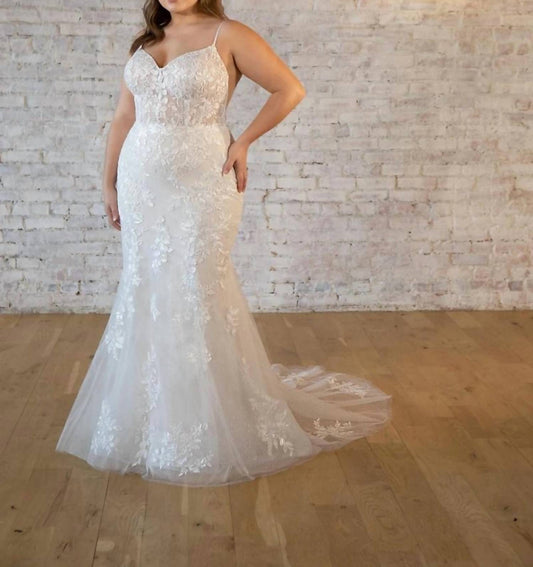 Stella York - Luxurious Lace Fit-and-flare Wedding Dress