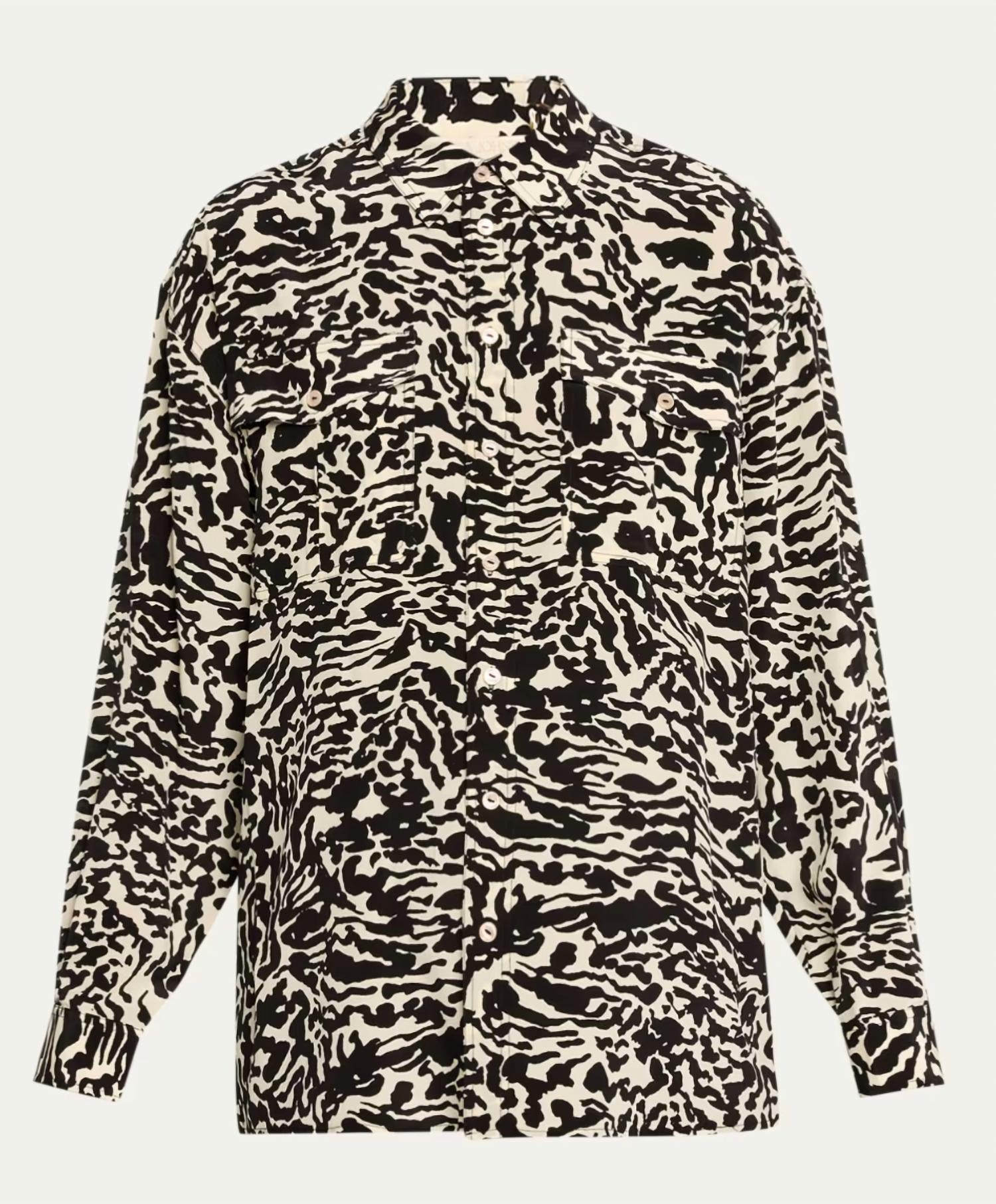 Ulla Johnson - Soren Floral Silk Button-front Shirt