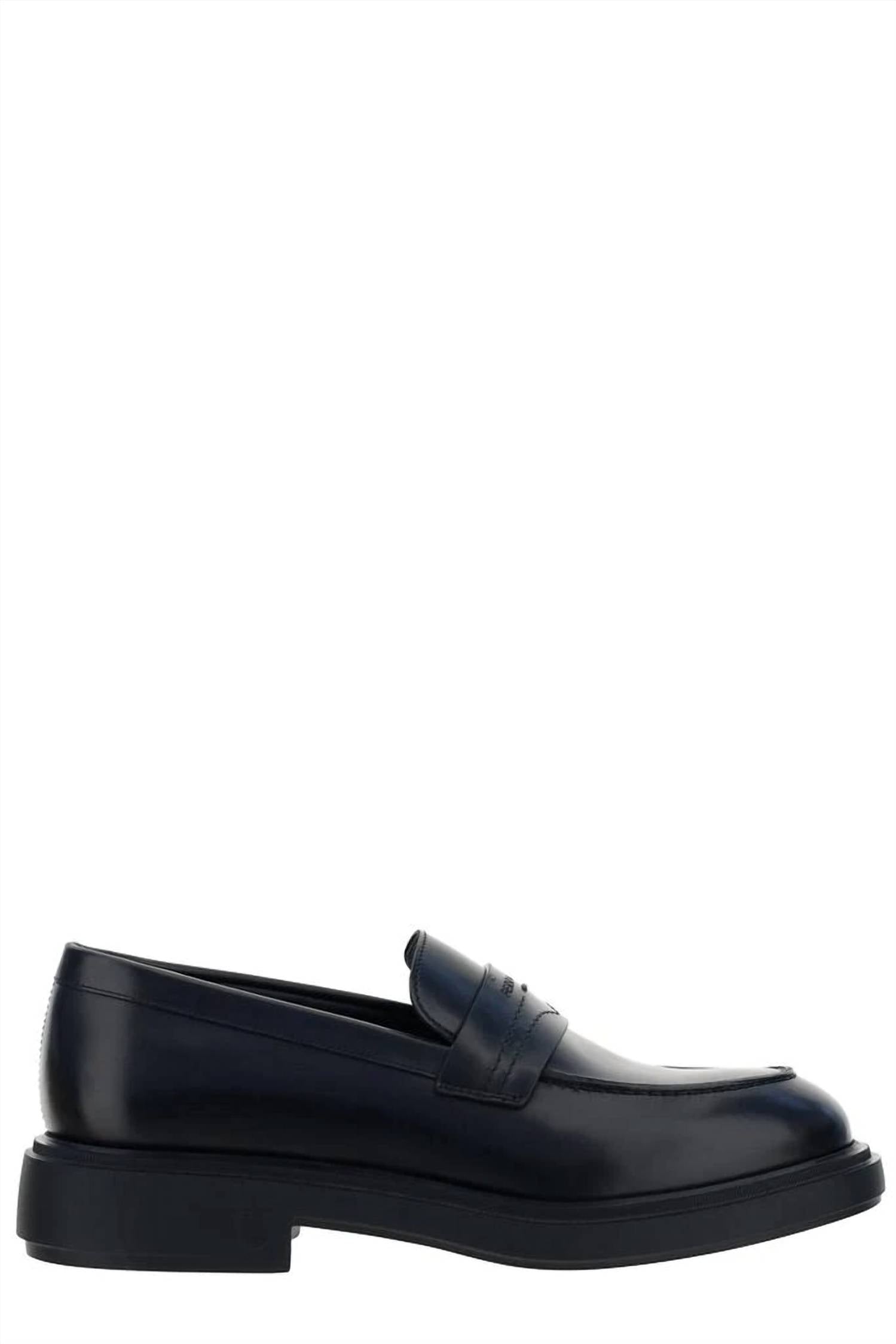 Salvatore Ferragamo - Men's Caligola Logo Embossed Slip-on Loafers