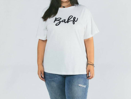 Davi & Dani - Babe Short Sleeve Top