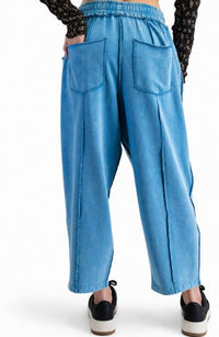 Easel - Phoenix Mineral Washed Barrel Pants
