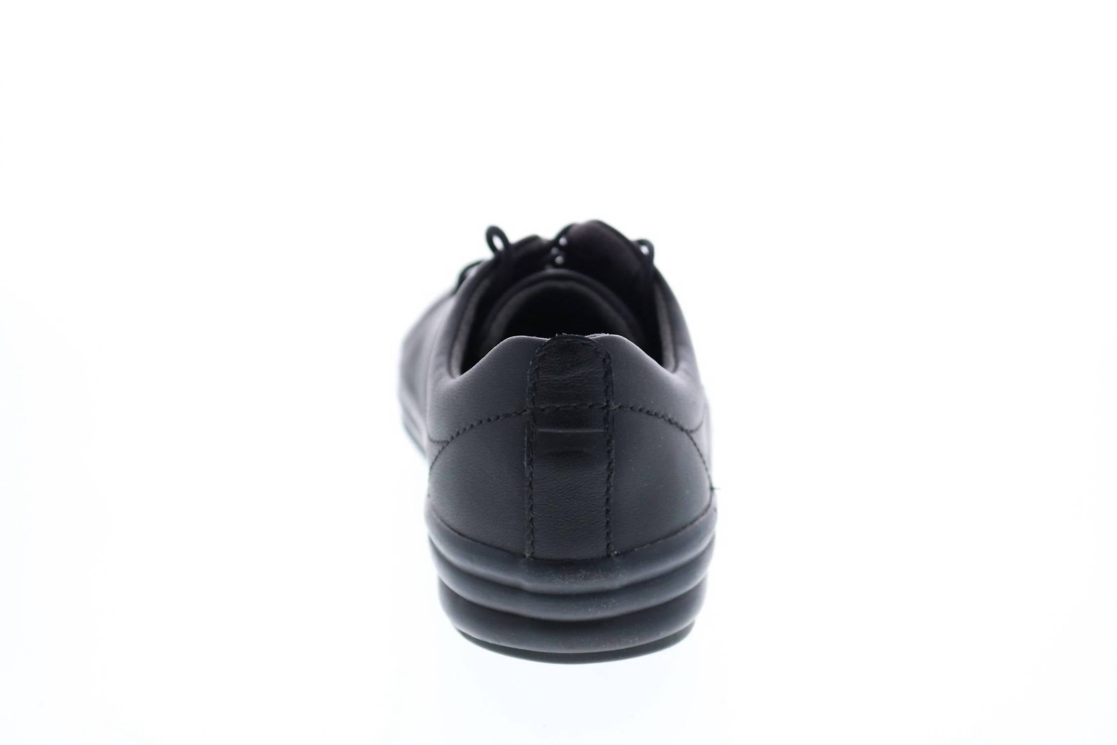 Camper - Women's Black Leather Lace Up Euro Sneakers Shoes