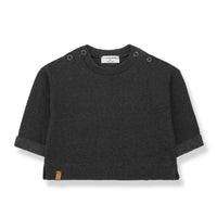 One More In the Family Boy's Francis Sweater in the family boy s francis sweater in anthracite - kids' sweater