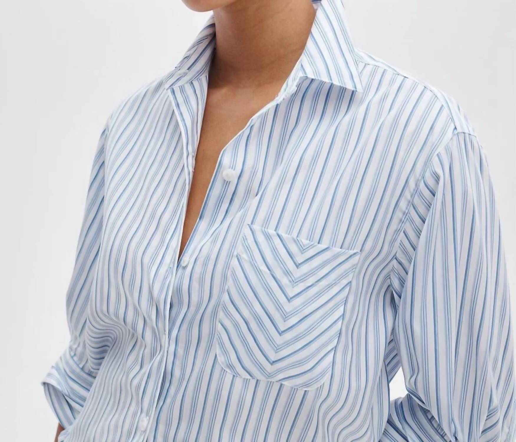 Rag & Bone - Lucia Striped Poplin Shirt