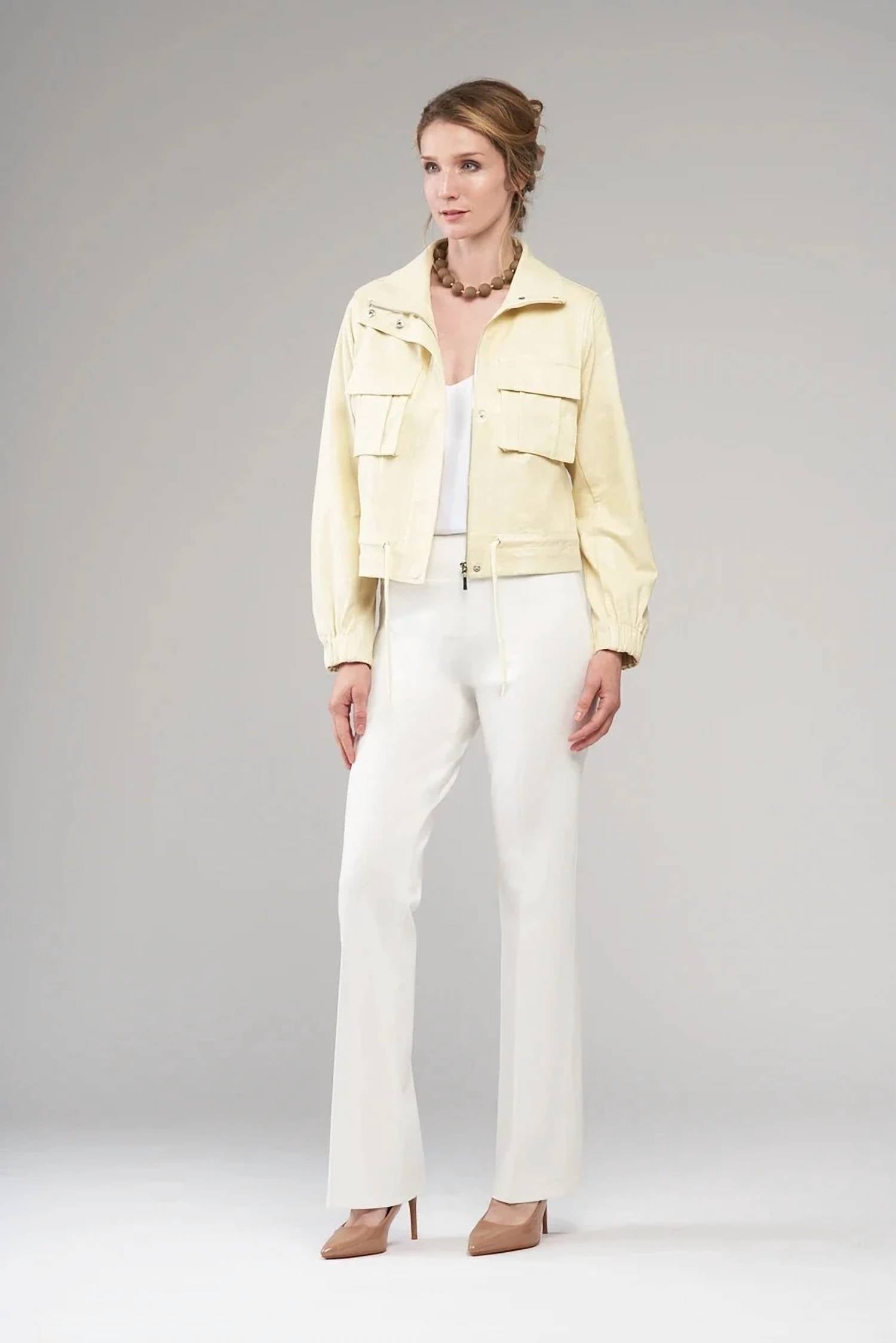 Insight - Drawsting Vegan Leather Jacket