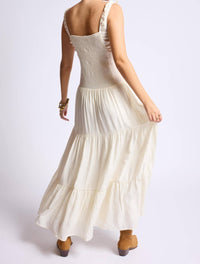 Sage The Label - Light A Fire Crinkled Maxi Dress
