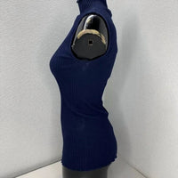 Theory - Women’s Funnel Neck Ribbed Sleeveless Tank Top