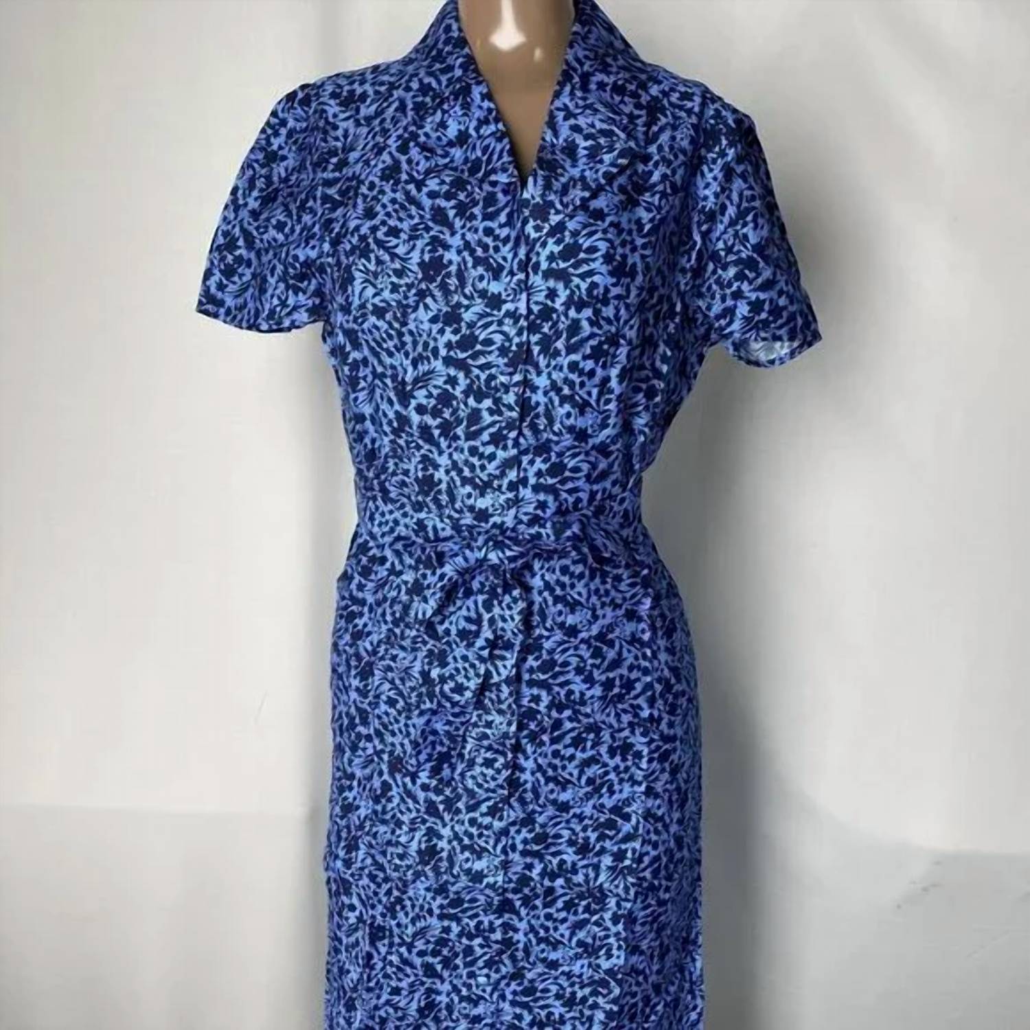 Liyan Mcateer - Women's Floral Button Front Midi Dress
