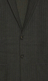 Maurizio Baldassari Men's Soft Cashmere Rib Swacket in black - men's jacket - alternate view