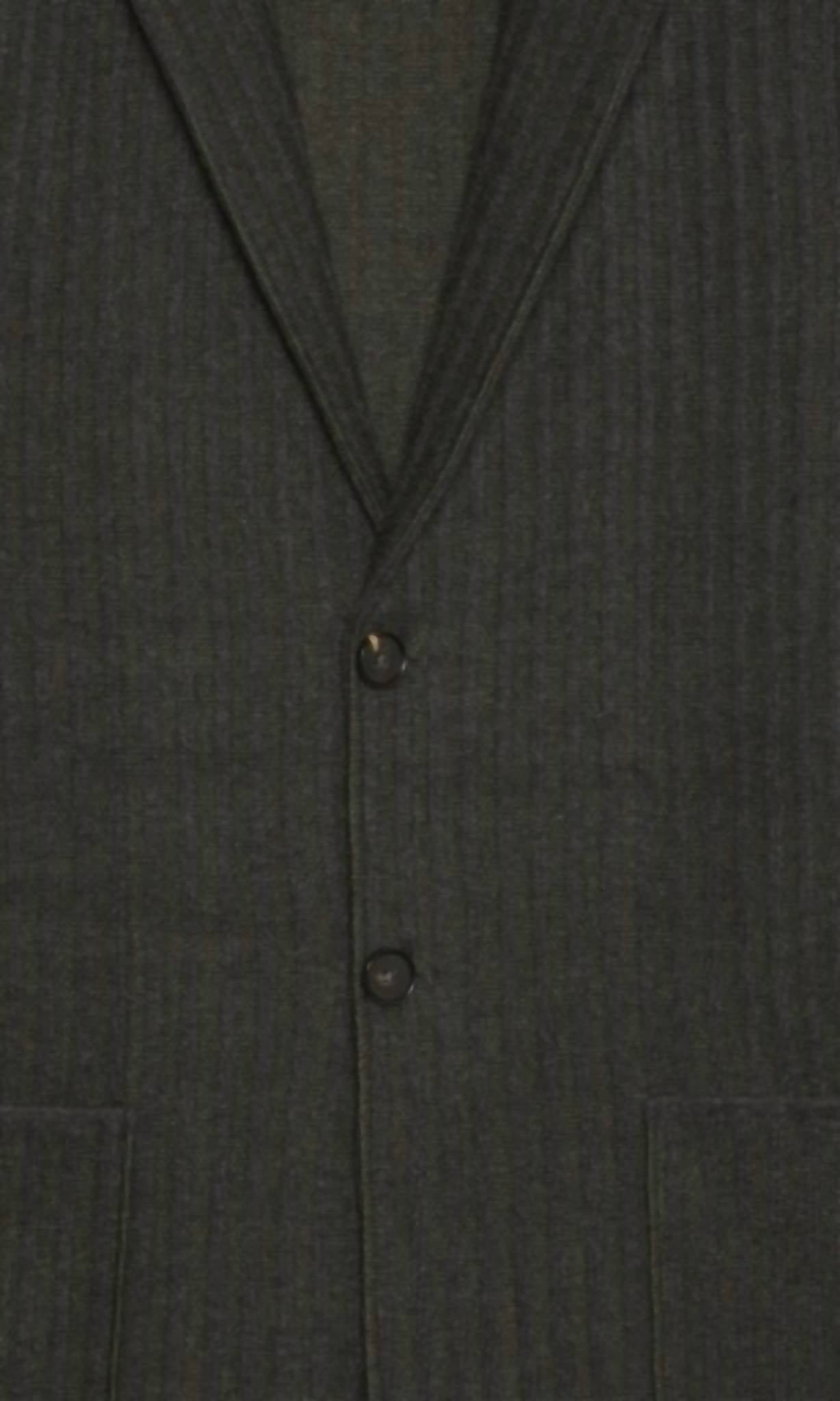 Maurizio Baldassari Men's Soft Cashmere Rib Swacket in black - men's jacket - alternate view