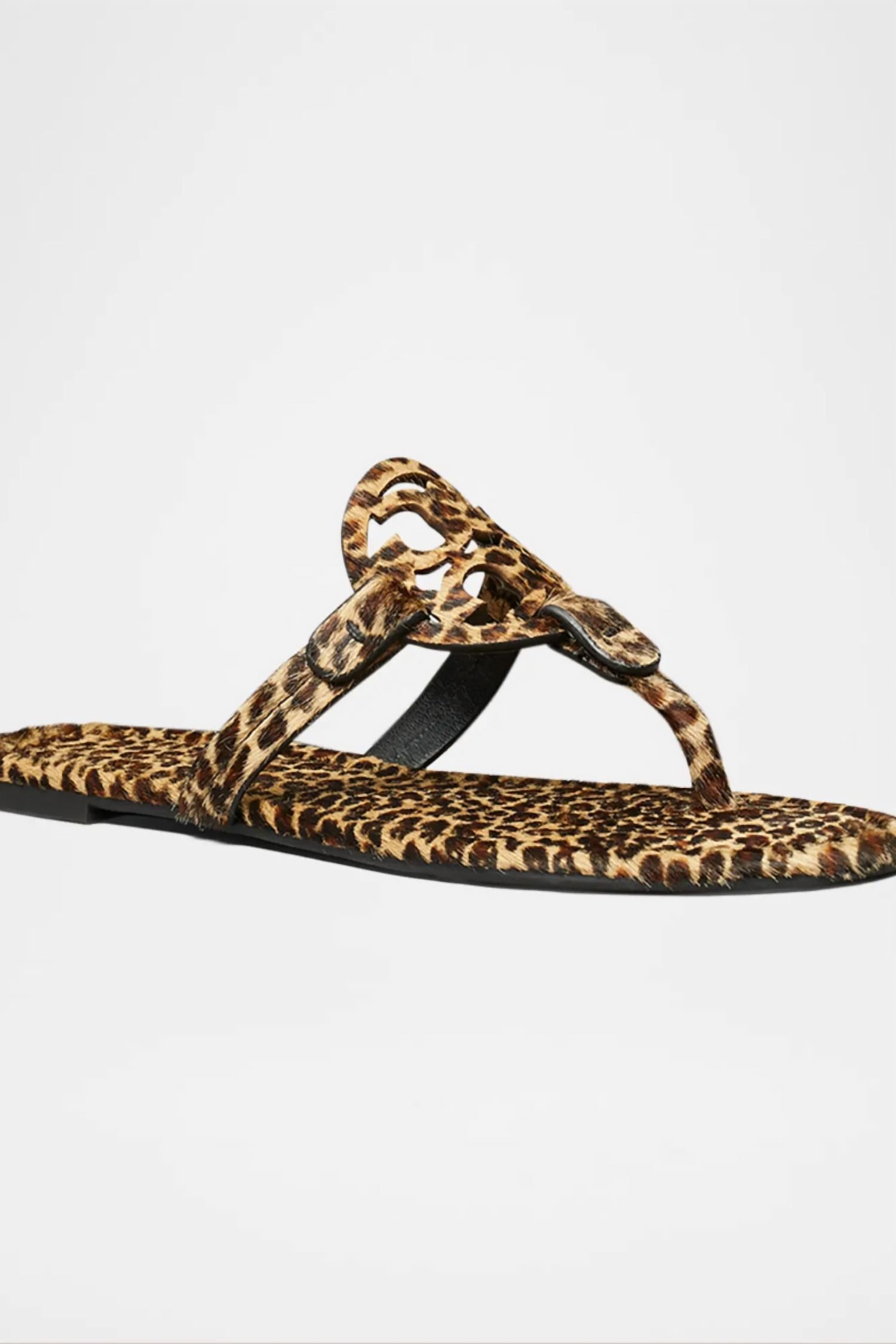 Tory Burch - Women's Miller Printed Calf Hair Sandals