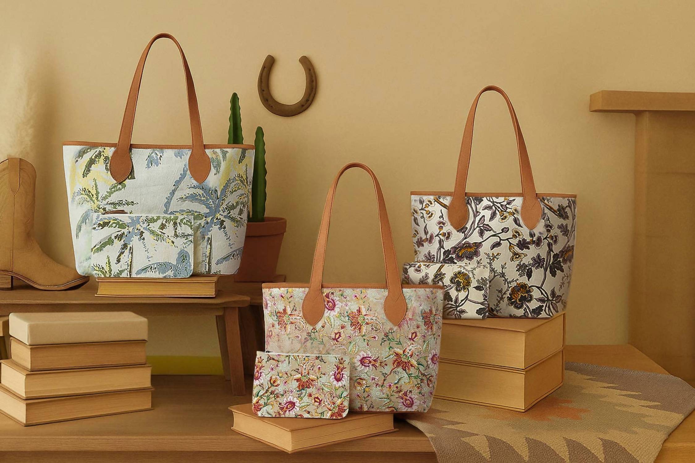 Myra Bag - Women's Follow Paradise Tropical Palm Tote Bag