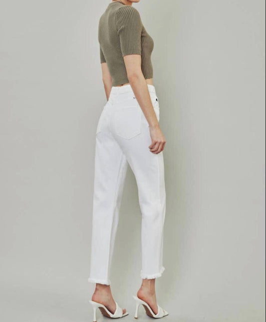 Kancan - High Rise Straight Leg Jeans