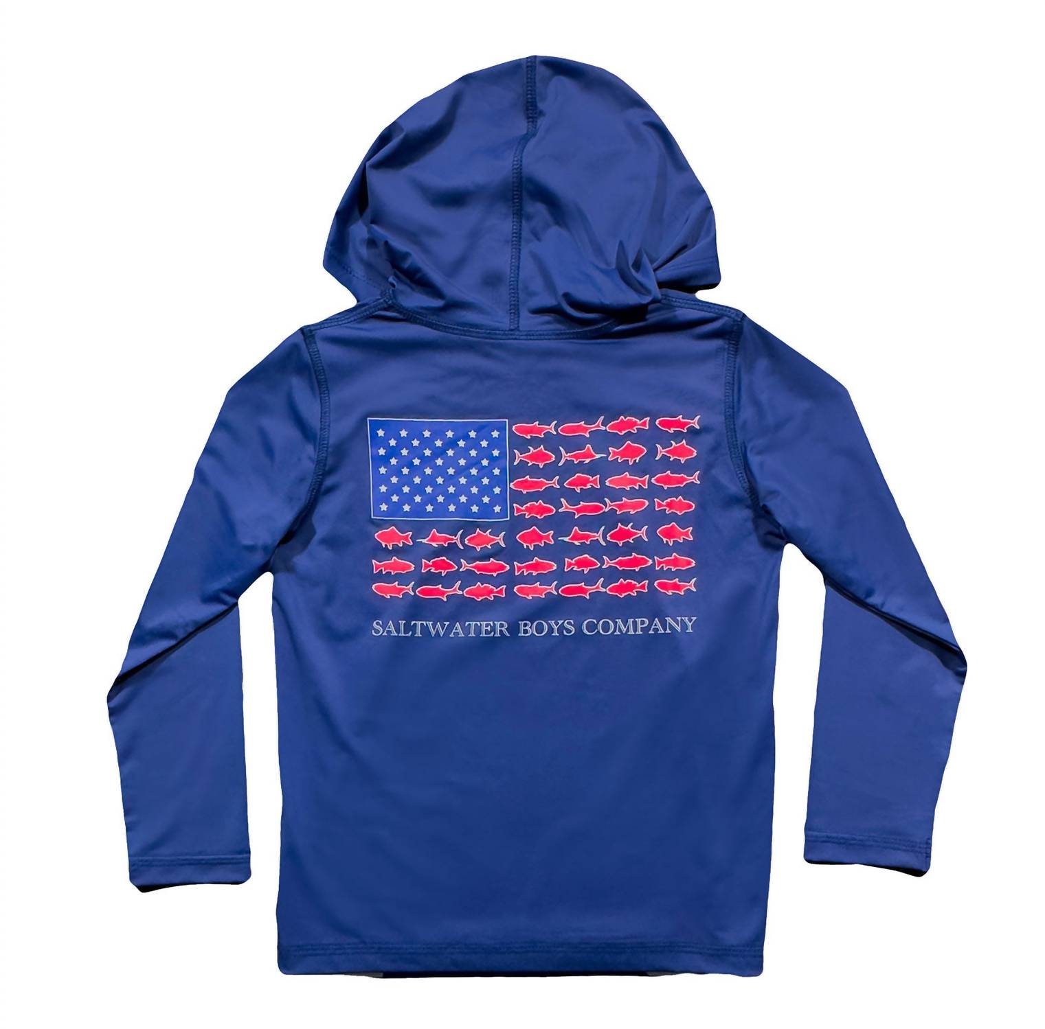 Saltwater Boys Co. - Boys' Flag Performance Hoodie