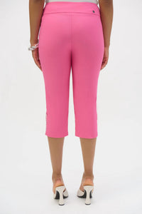 Joseph Ribkoff - Pull On Guipure Capri Pants