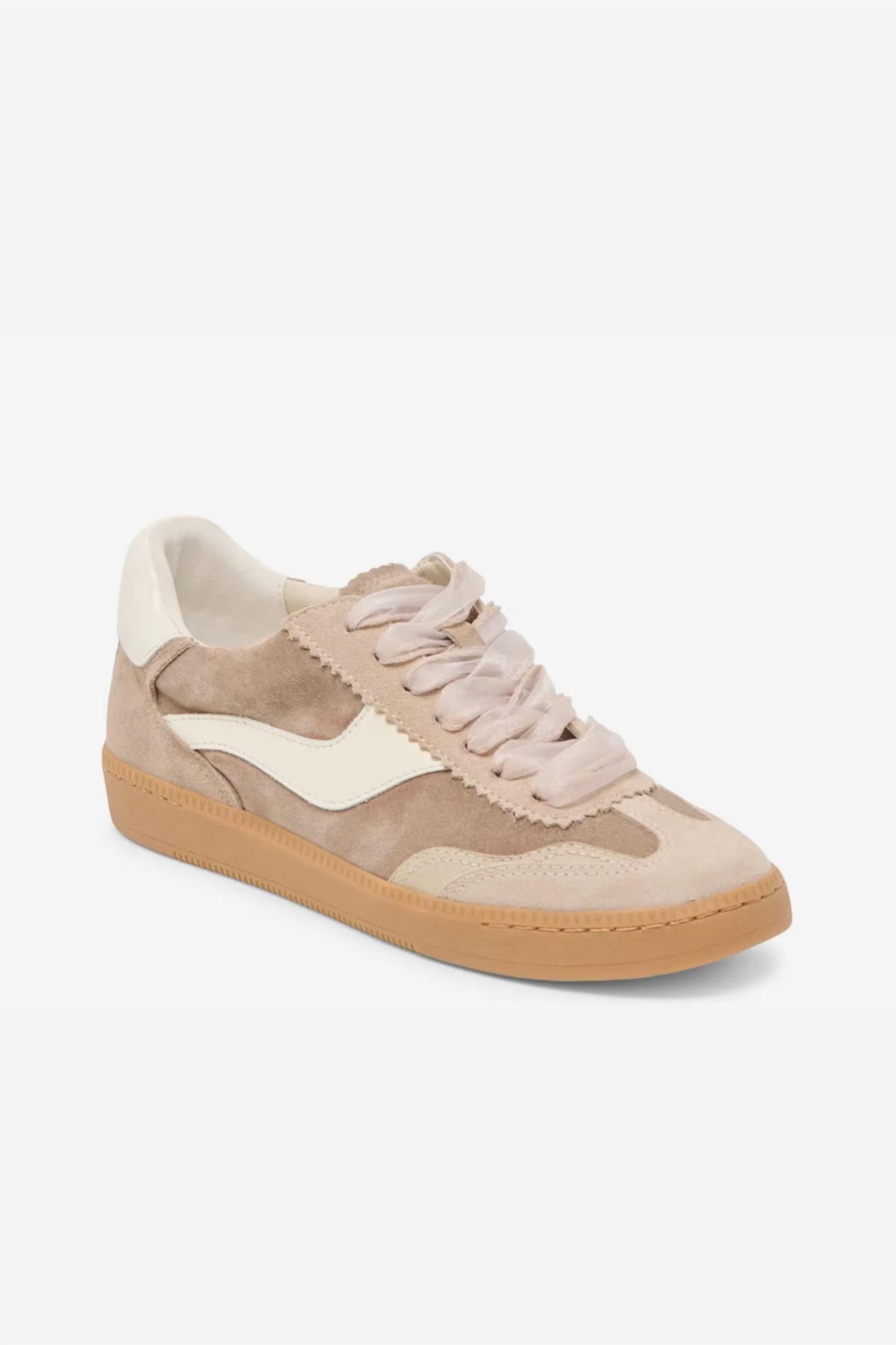 Dolce Vita Women's Notice Sneaker in dark taupe - women's sneaker