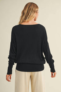 Mustard Seed - V-Neck Sweater Top