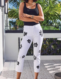 Mb By Tribal - High Waisted Capris Pant