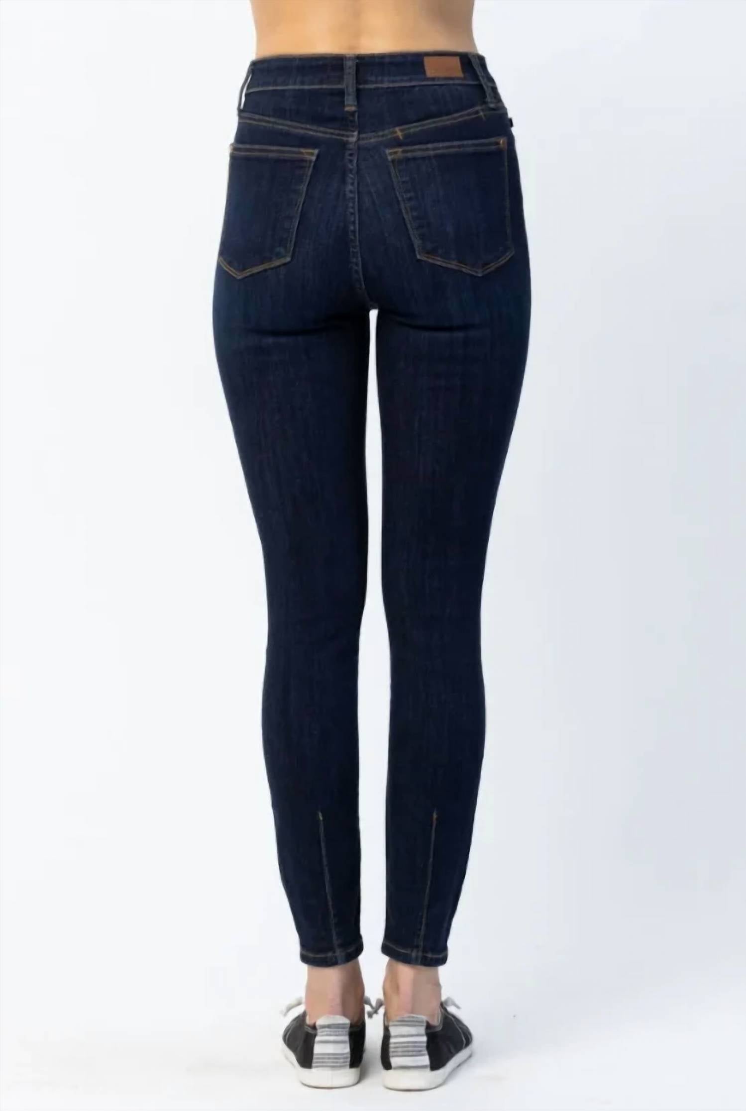 Judy Blue - Women's Cameron High Waist Back Phone Yoke Seam Skinny Jeans