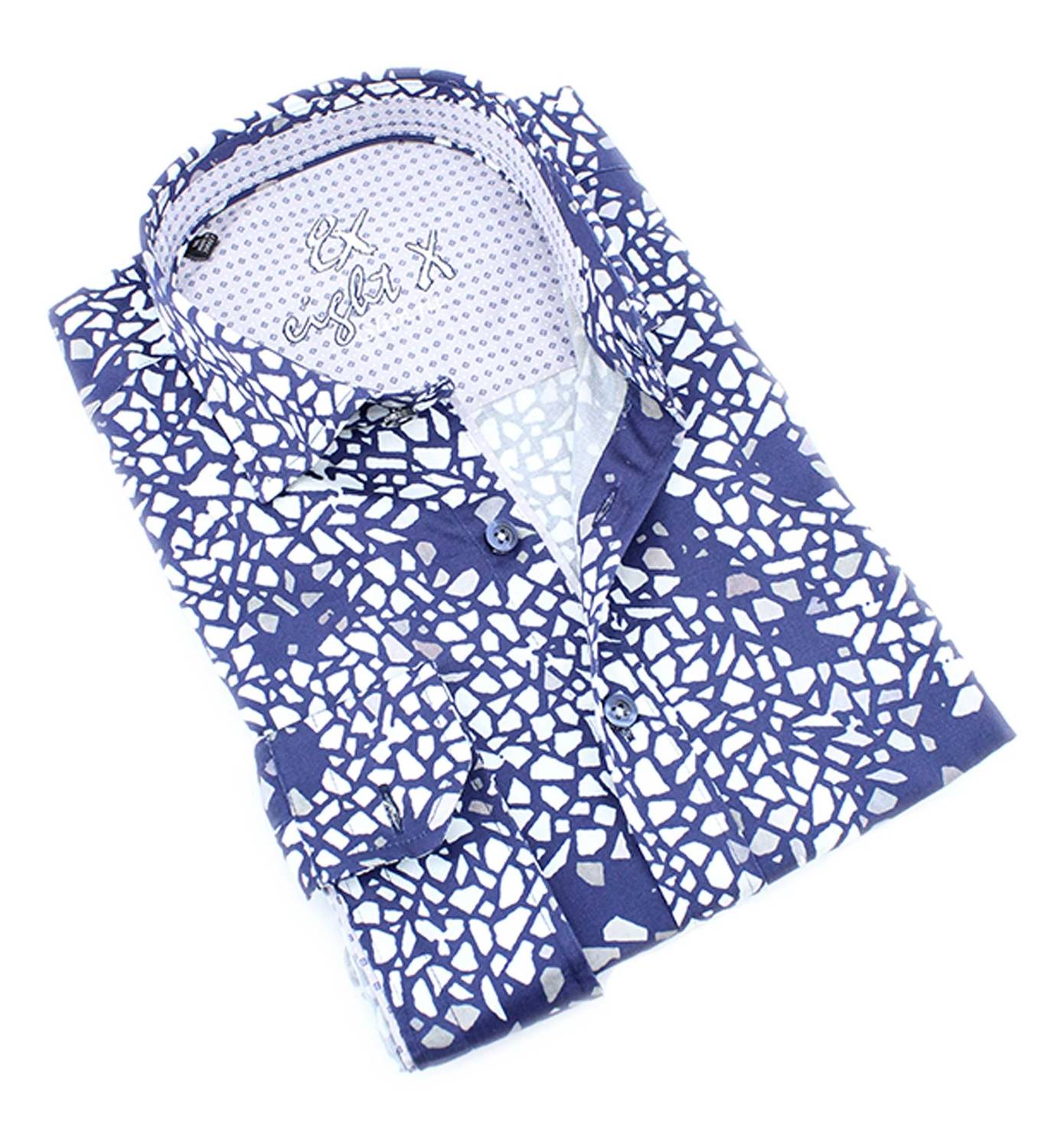 Eight X - Cracked Button Down Shirt