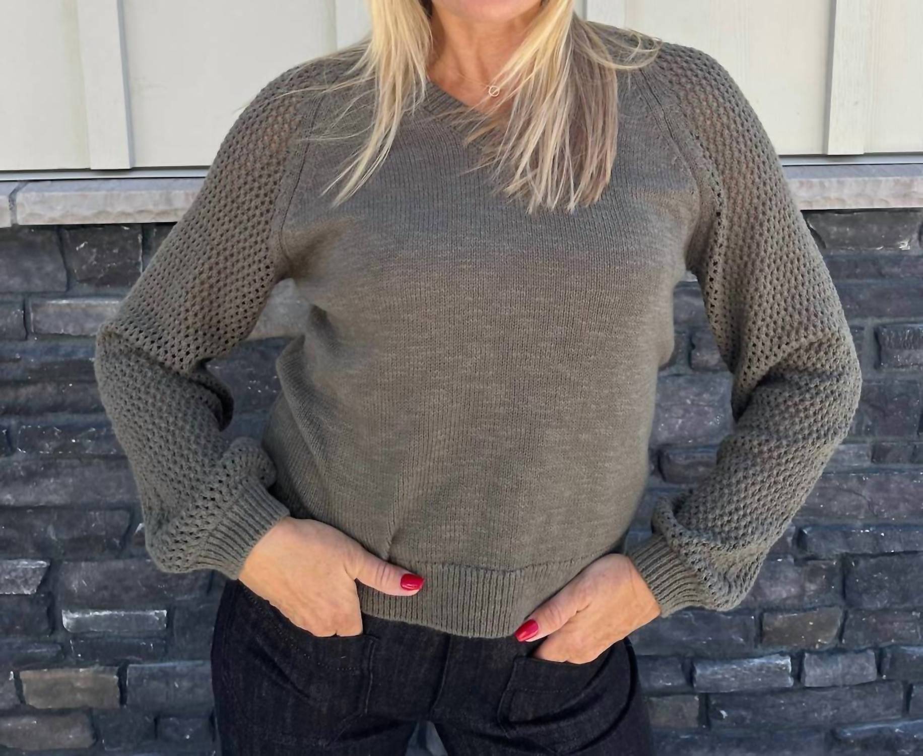 Sanctuary Women's Perfect Time Sweater in kalamata - women's sweater