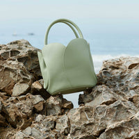 Melie Bianco - Women's Tulip Leather Top Handle Bag