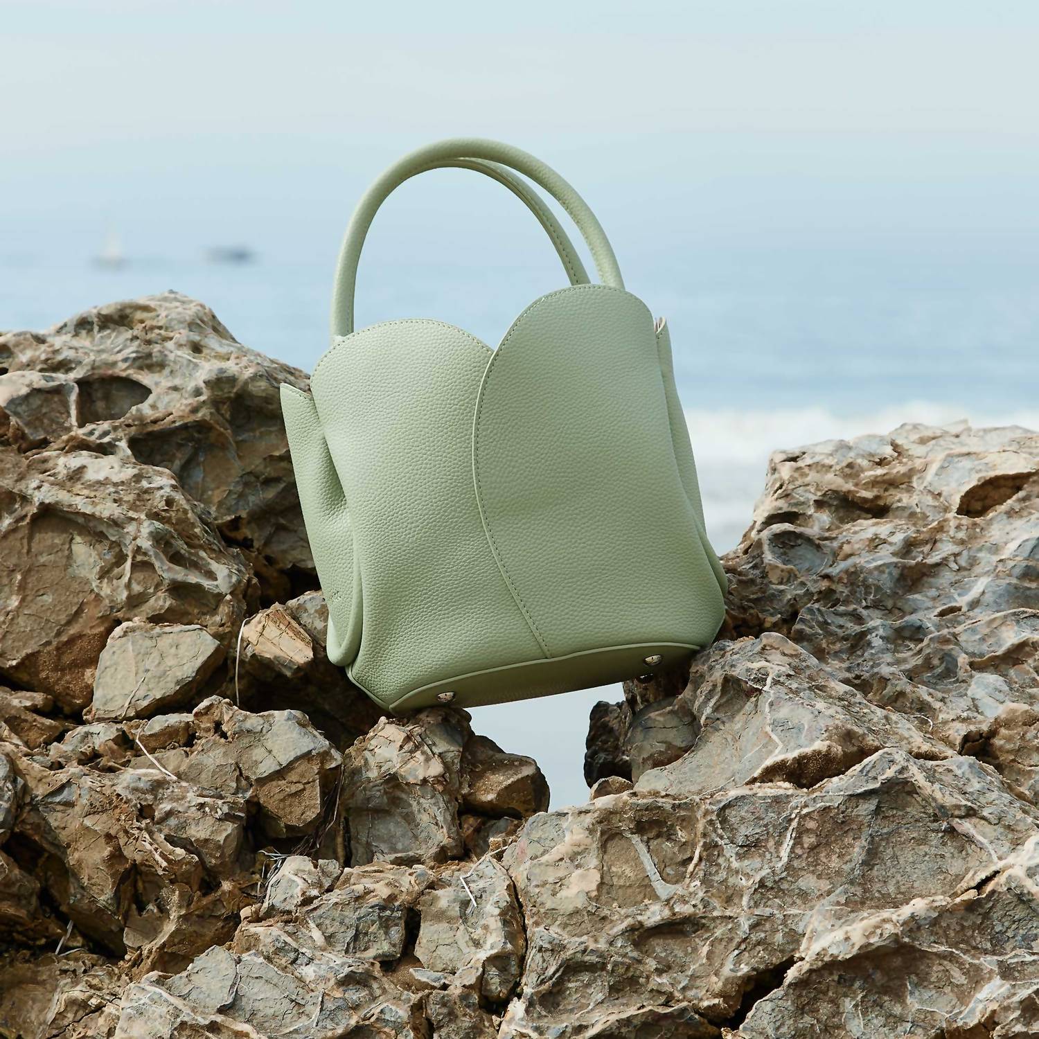 Melie Bianco - Women's Tulip Leather Top Handle Bag