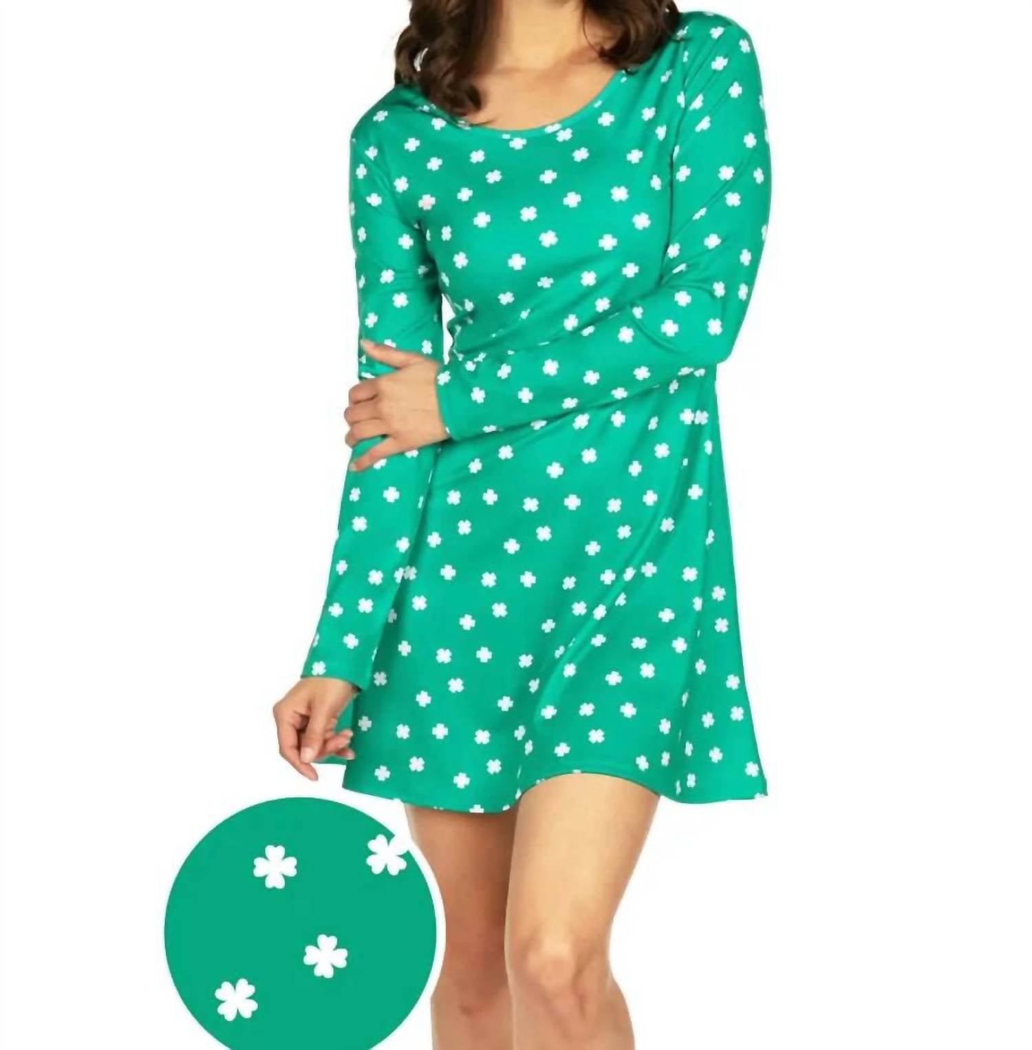 Tipsy Elves - St Patty’s Clover Confetti Dress