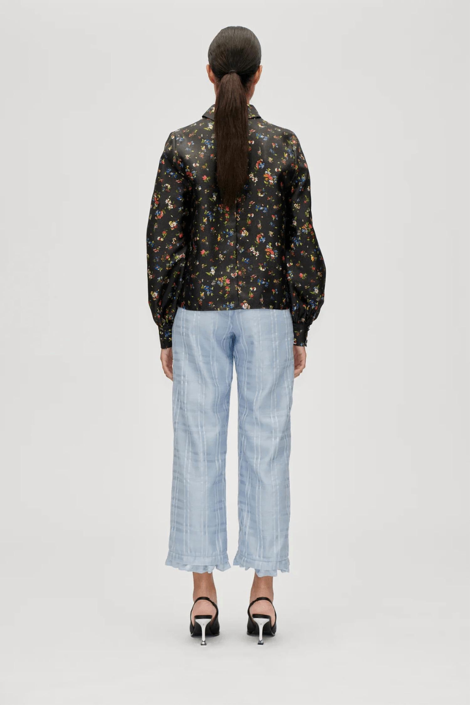 Stine Goya - Gathered Long Sleeve Top