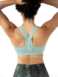 Handful Y Back Bra in mint green - women's intimate - detail view