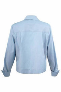 Finley - Crop Tux Combo Shirt