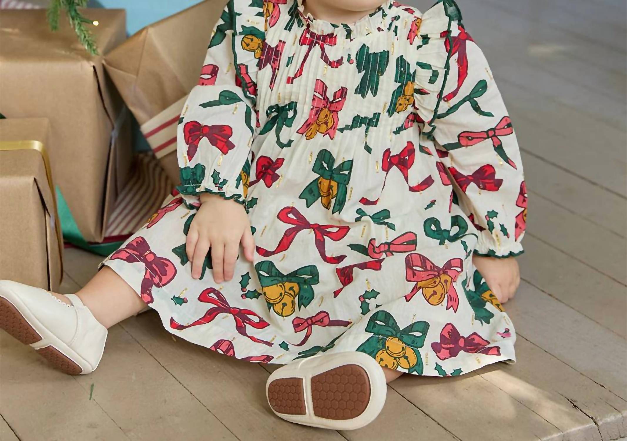 Pink Chicken - Baby Girls Jaipur Long Sleeve Dress