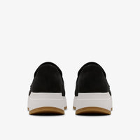 Clarks Women's Loriini Edge Shoe in black nubuck - women's sneaker - alternate view