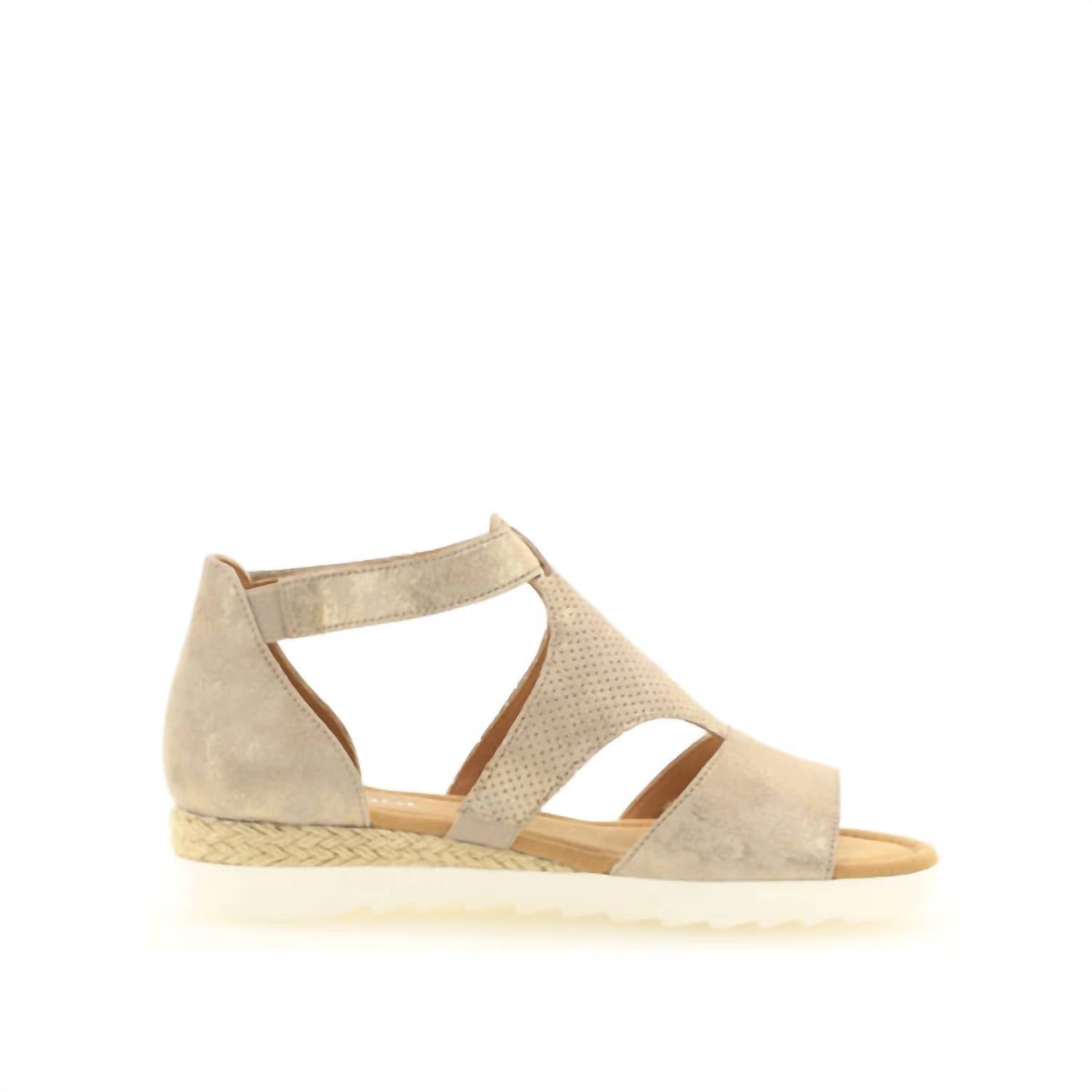 GABOR Women's Wedge Sandal in muschell - women's sandal