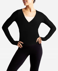 Danskin - Barre Wrap Long Sleeve Top