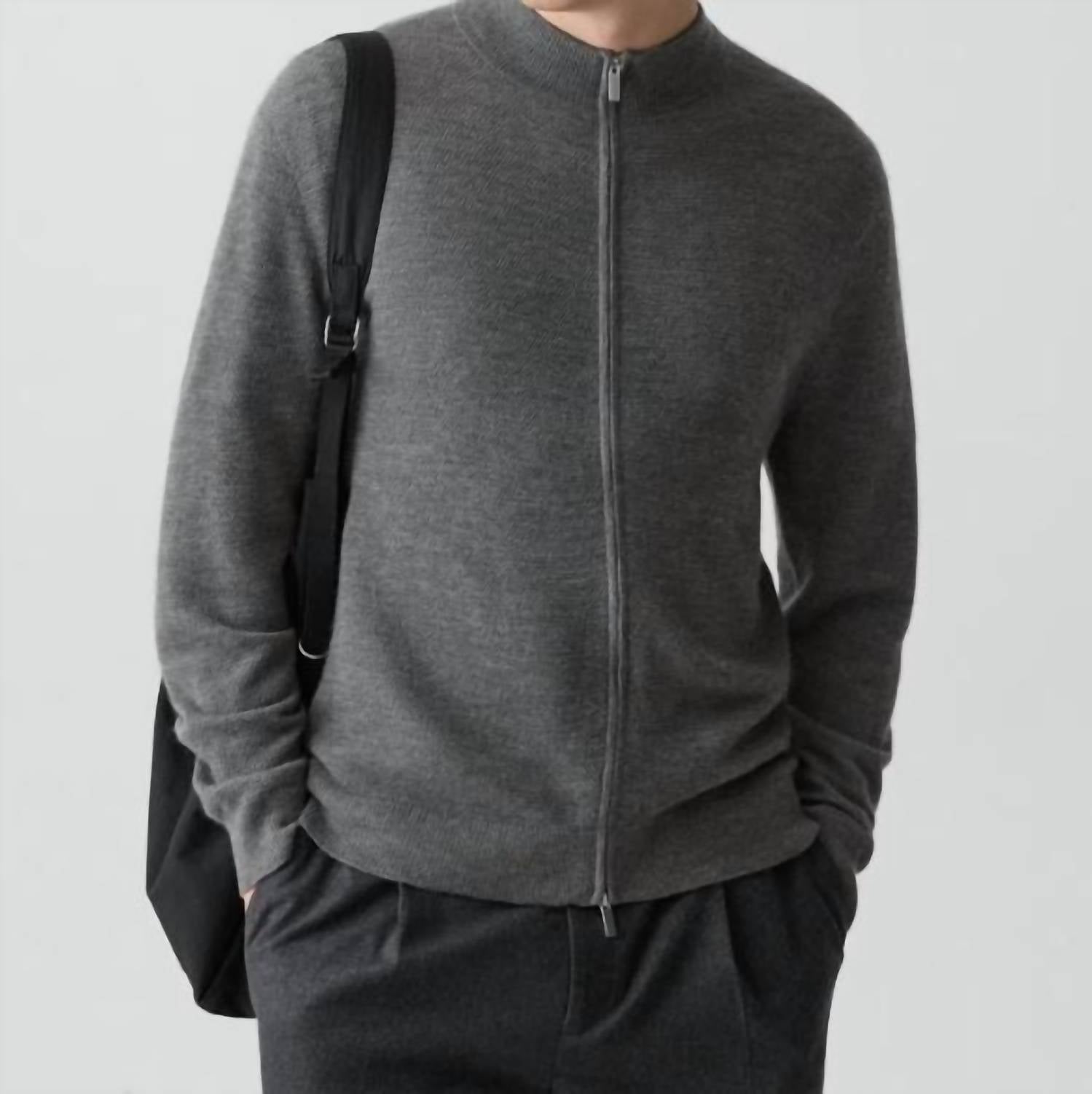 Theory - Men's Full Zip Cashmere Top