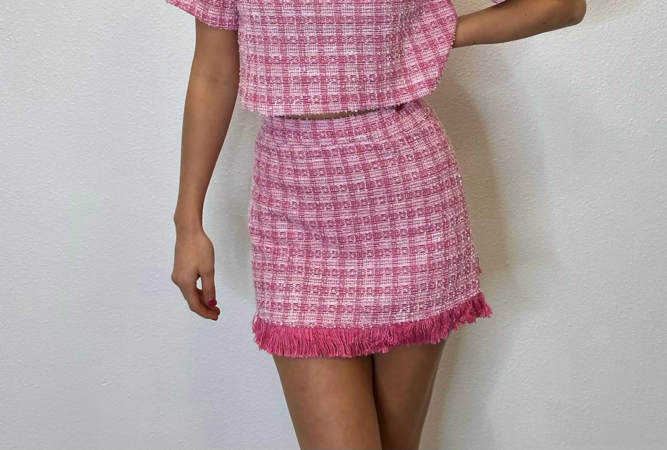 Sincerely Ours - Tweeted Sloanne Mini Skirt
