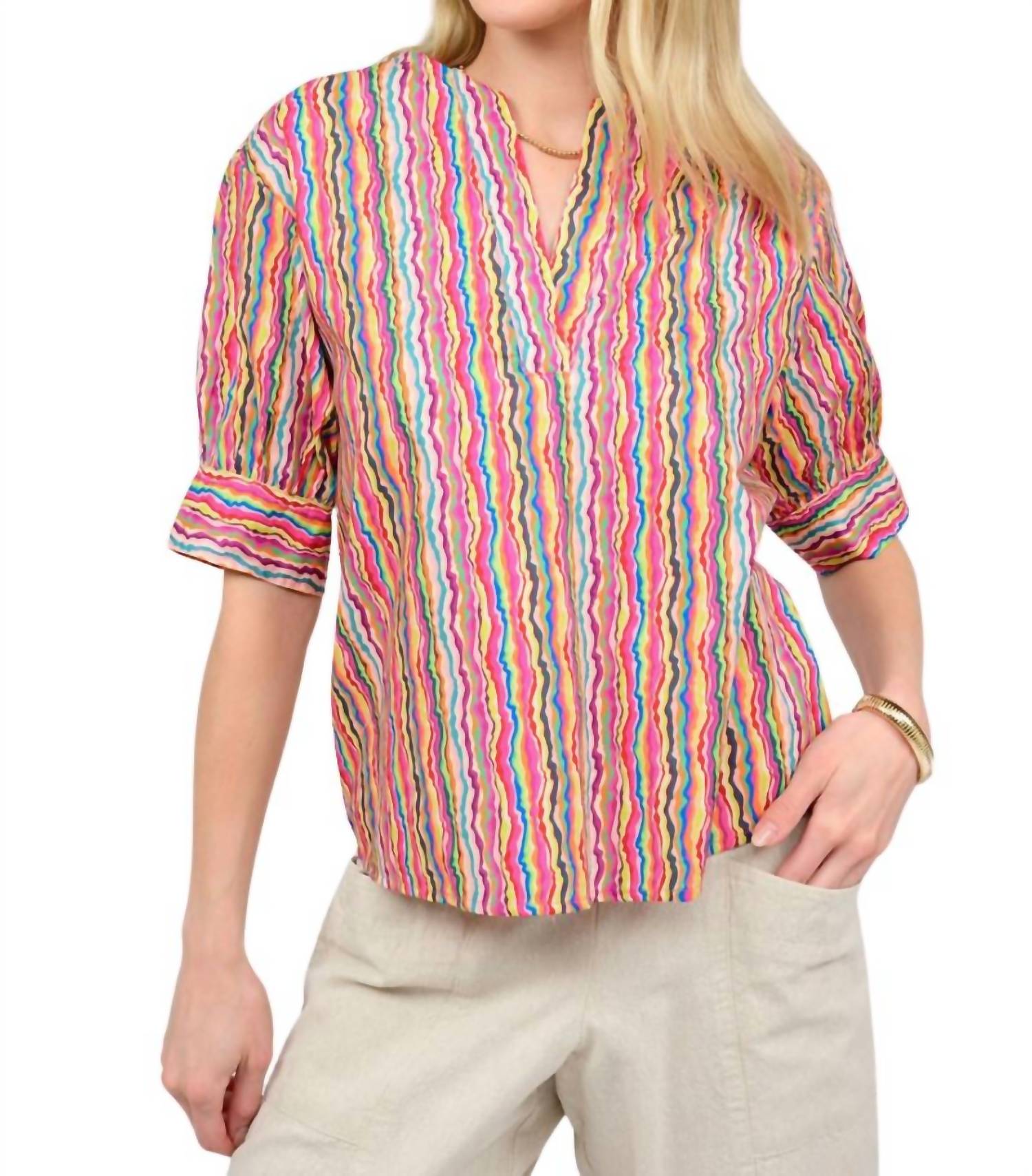 Ivy Jane - Notched Front Shirt