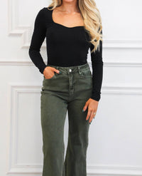 Zenana - Zuri High Waisted Bootcut Jeans