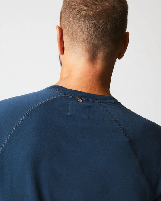 Billy Reid - Long Sleeve Sueded Cotton Crewneck Shirt