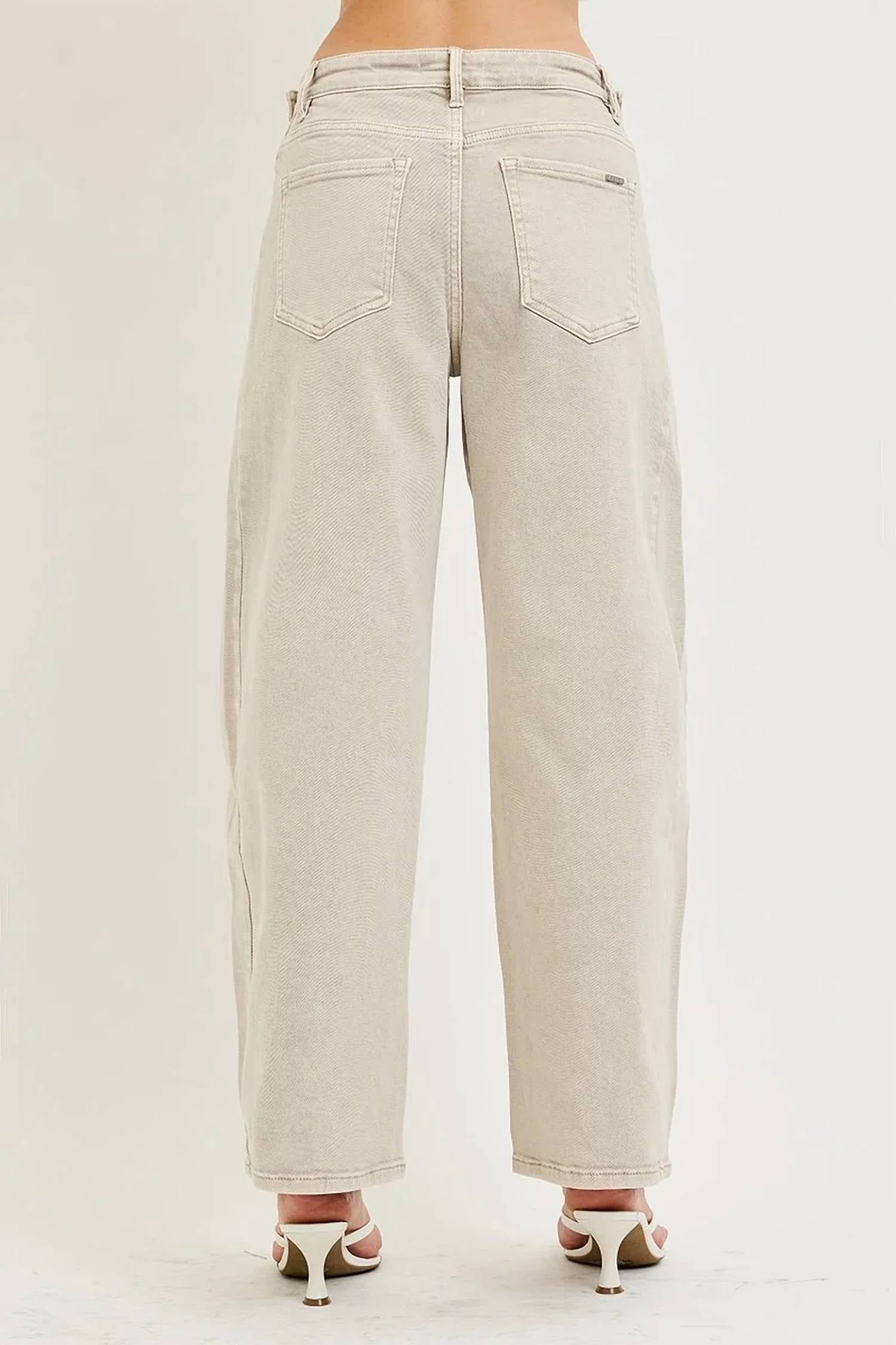 Risen - Camille Crop Barrel Jeans
