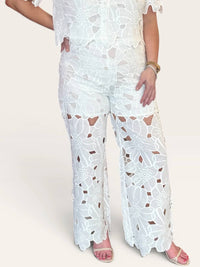 Lucy Paris - Women's Jane Wide Leg Pant