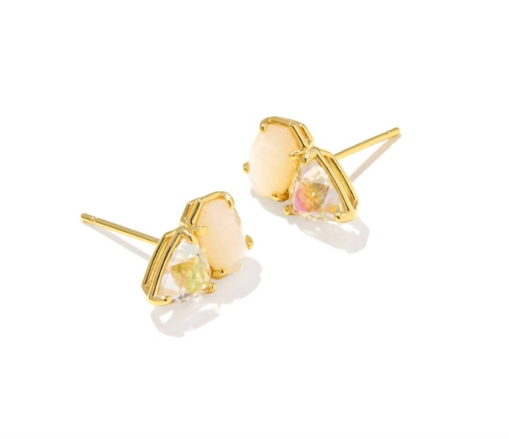 Kendra Scott Women's Tatum Stud Earrings in gold neutral mix - women's jewelry