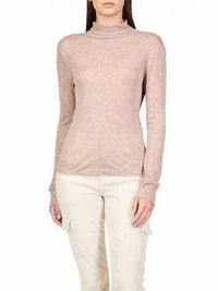 Sanctuary - Exposed Seams Mock Neck Top