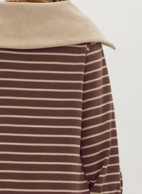 Entro - Ribbed Zip Up Long Sleeve Mini Dress