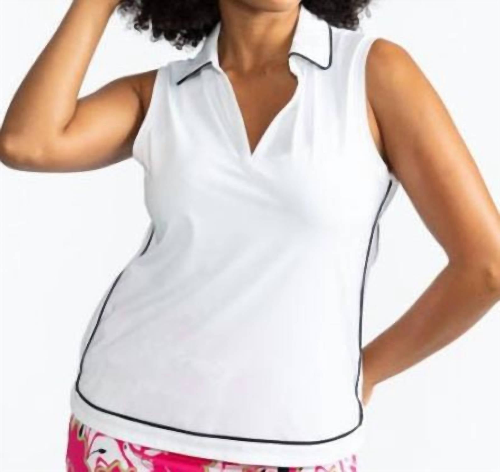 BOGEY ROUND SLEEVELESS GOLF TOP