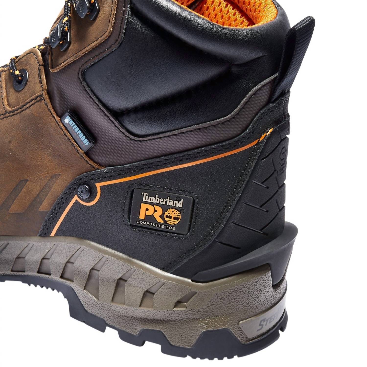 Timberland Men's Work Summit Composite Safety Toe Work Boots in brown - men's boots - view 5