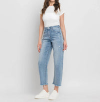 Flying Monkey - High Rise Barrel Jeans